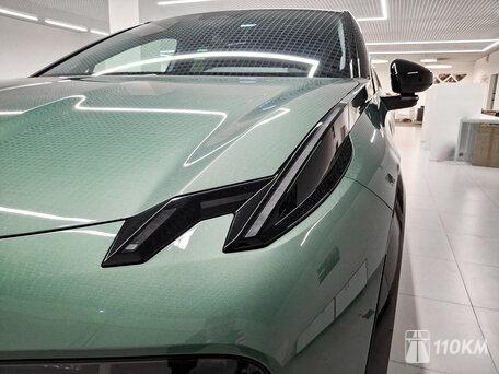 Zeekr, X, , 428, электро, внедорожник, автомат, полный привод, среднее состояние, левый, зеленый, 3 750 000 ₽